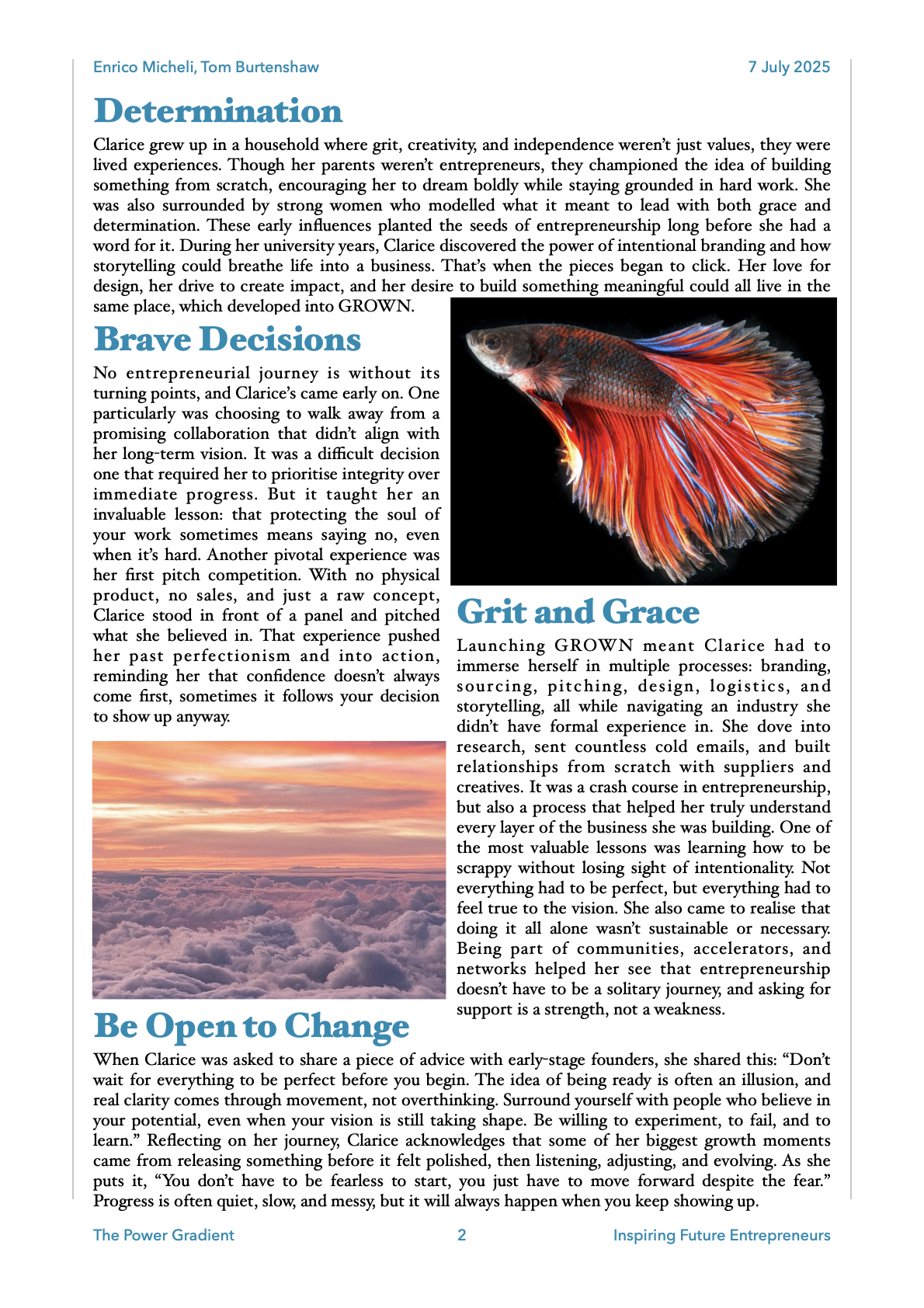 Page 2 of The Power Gradient - Week 31